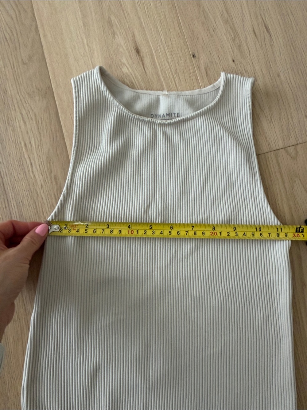 Dynamite Cream Ribbed Bodysuit - Picture 5 of 6